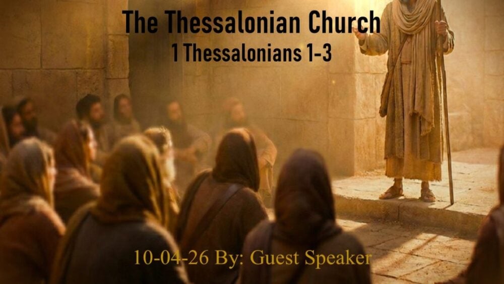 The Thessalonian Church 1 Thessalonians 1-3